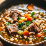 Cozy Beef and Barley Soup
