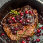 Cranberry Balsamic Roast Beef