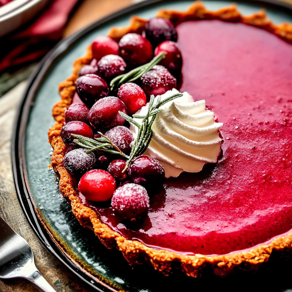 Cranberry Curd Tart Recipe