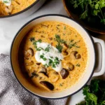 Creamy Hungarian Mushroom Soup