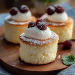 Fluffy Japanese Cotton Cheesecake Cupcakes
