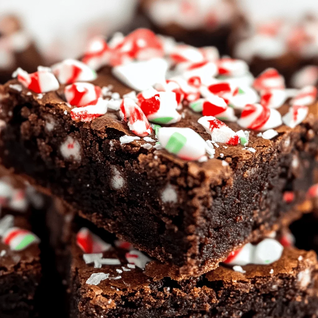 Fudgy Peppermint Brownies