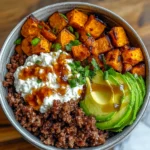 Ground Beef Hot Honey Bowl