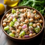Healthy Tuna Garbanzo Bean Salad