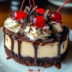 Hot Fudge Sundae Brownie Cheesecake