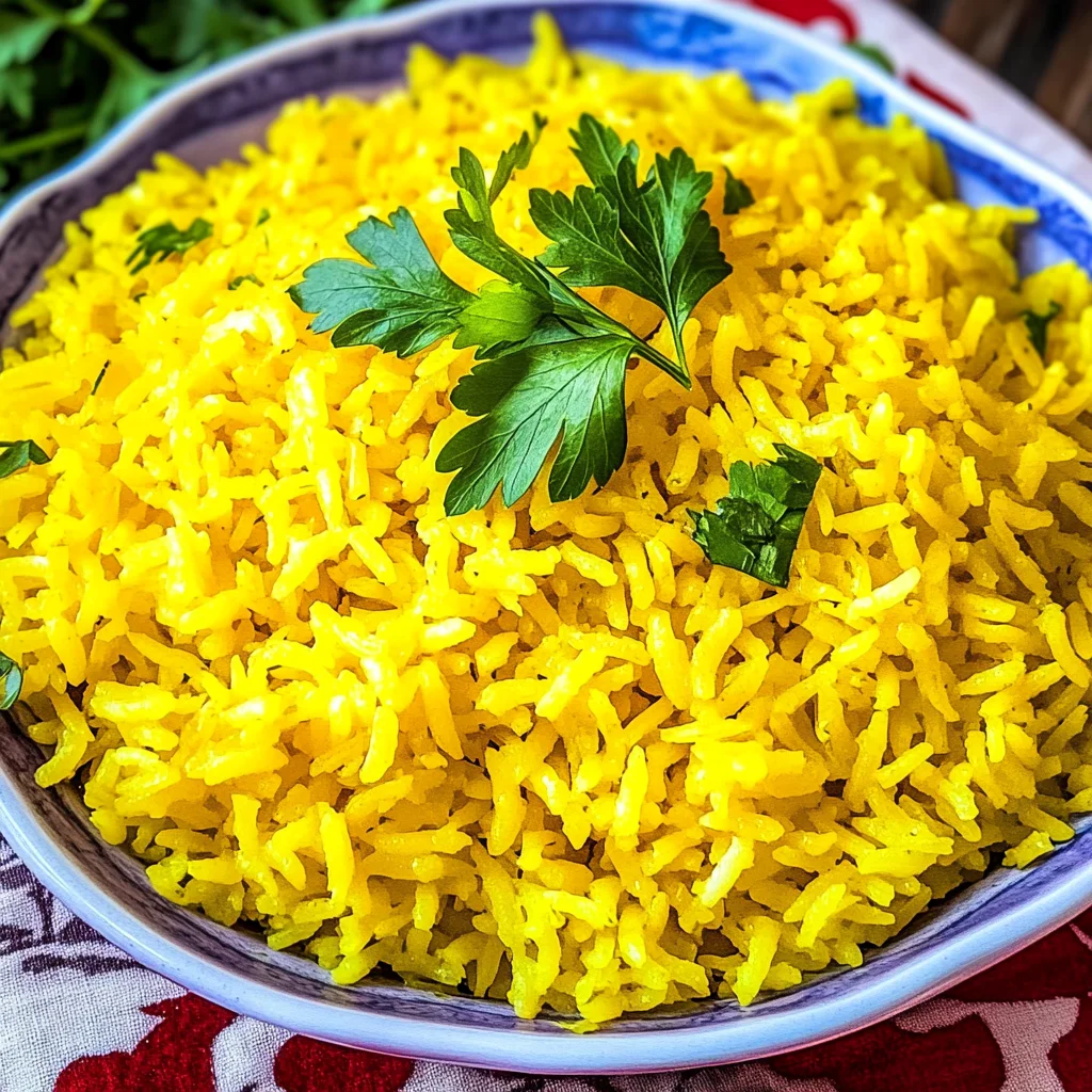 Mediterranean Yellow Rice