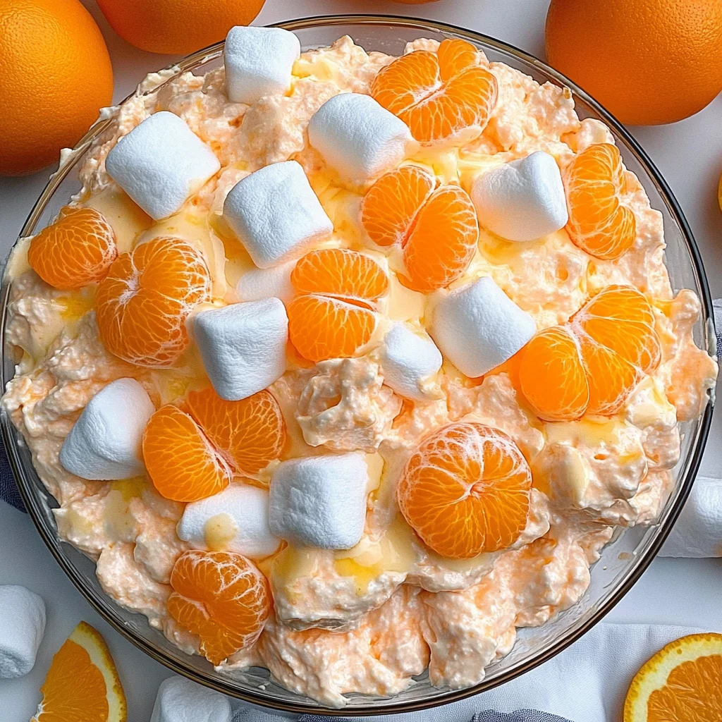 Orang Creamsicle Fluff Salad