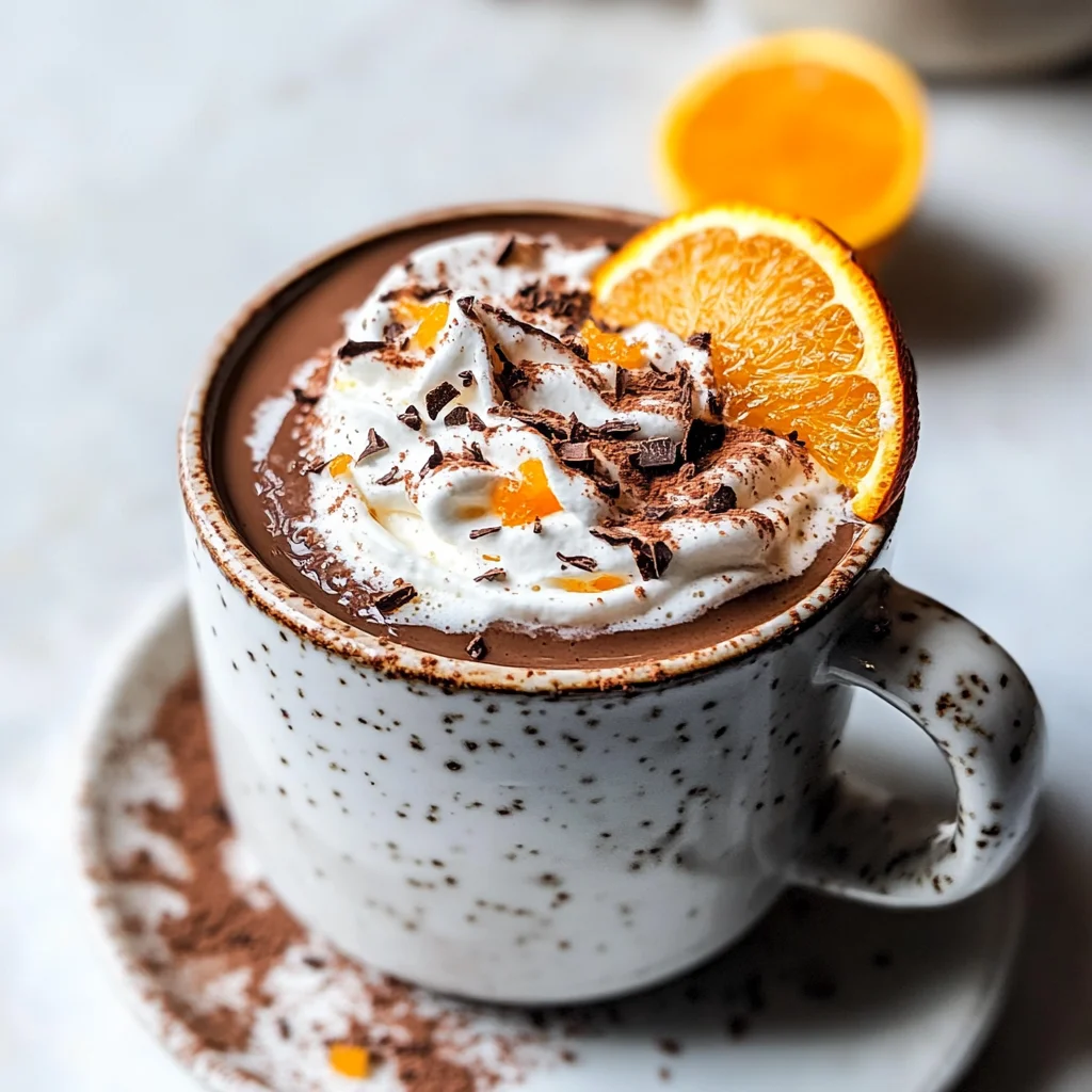 Orange Hot Chocolate