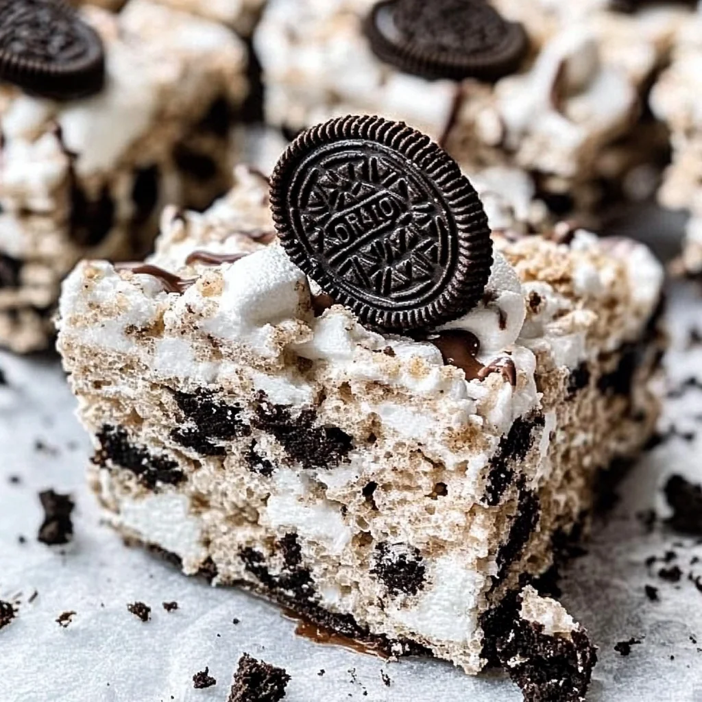 Oreo Rice Krispies Treats