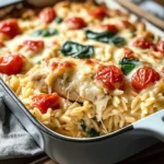 Orzo Tuscan Chicken Bake: A Cozy, Flavor-Packed One-Pan Meal