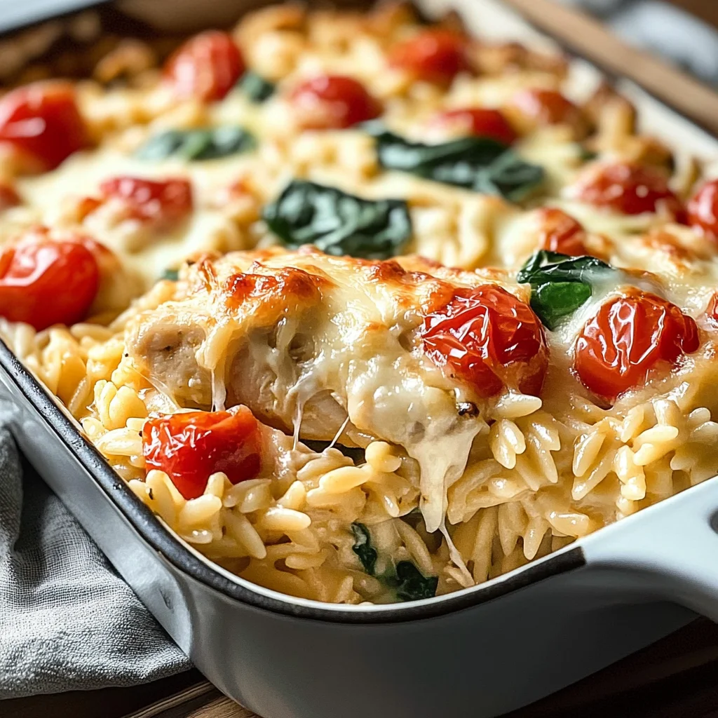 Orzo Tuscan Chicken Bake: A Cozy, Flavor-Packed One-Pan Meal