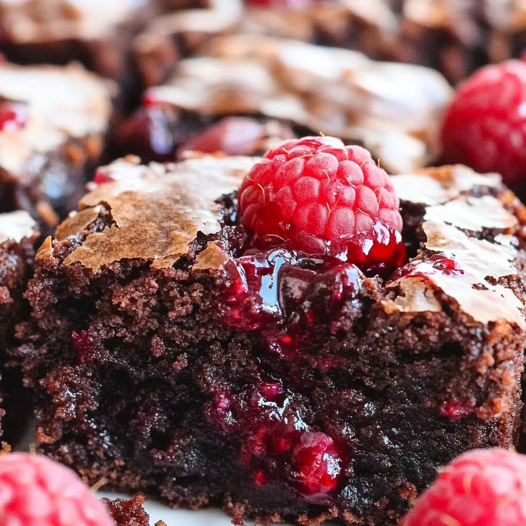 Raspberry Brownies