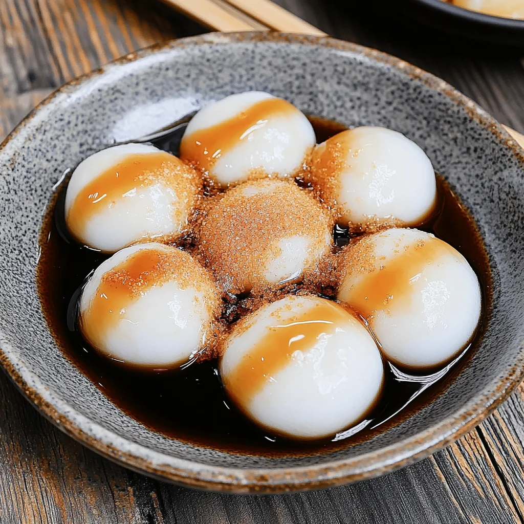 Shiratama Dango (Rice Dumplings/Mochi Balls)