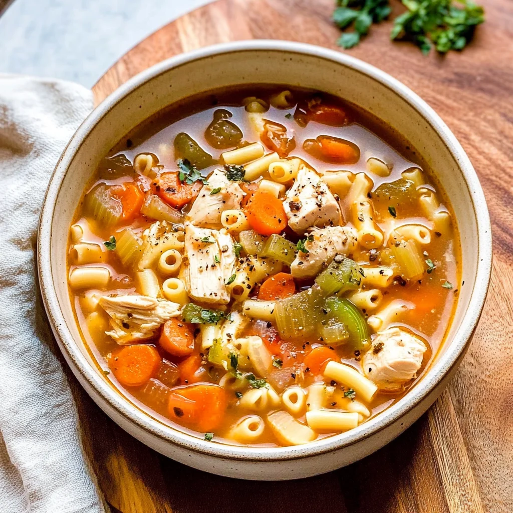 Sicilian Chicken Soup