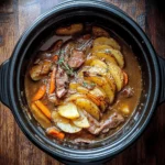 Slow Cooker Lamb Hotpot
