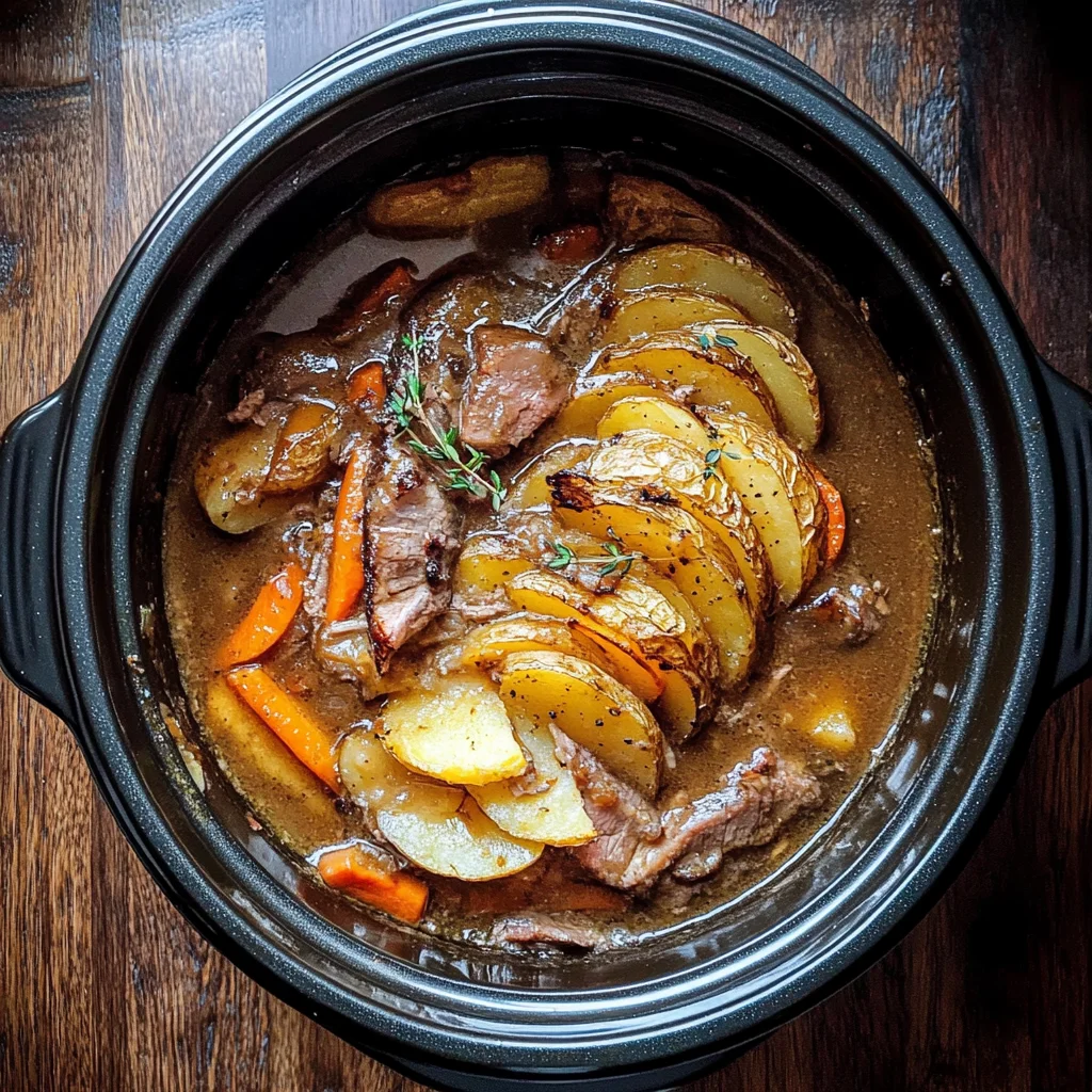 Slow Cooker Lamb Hotpot