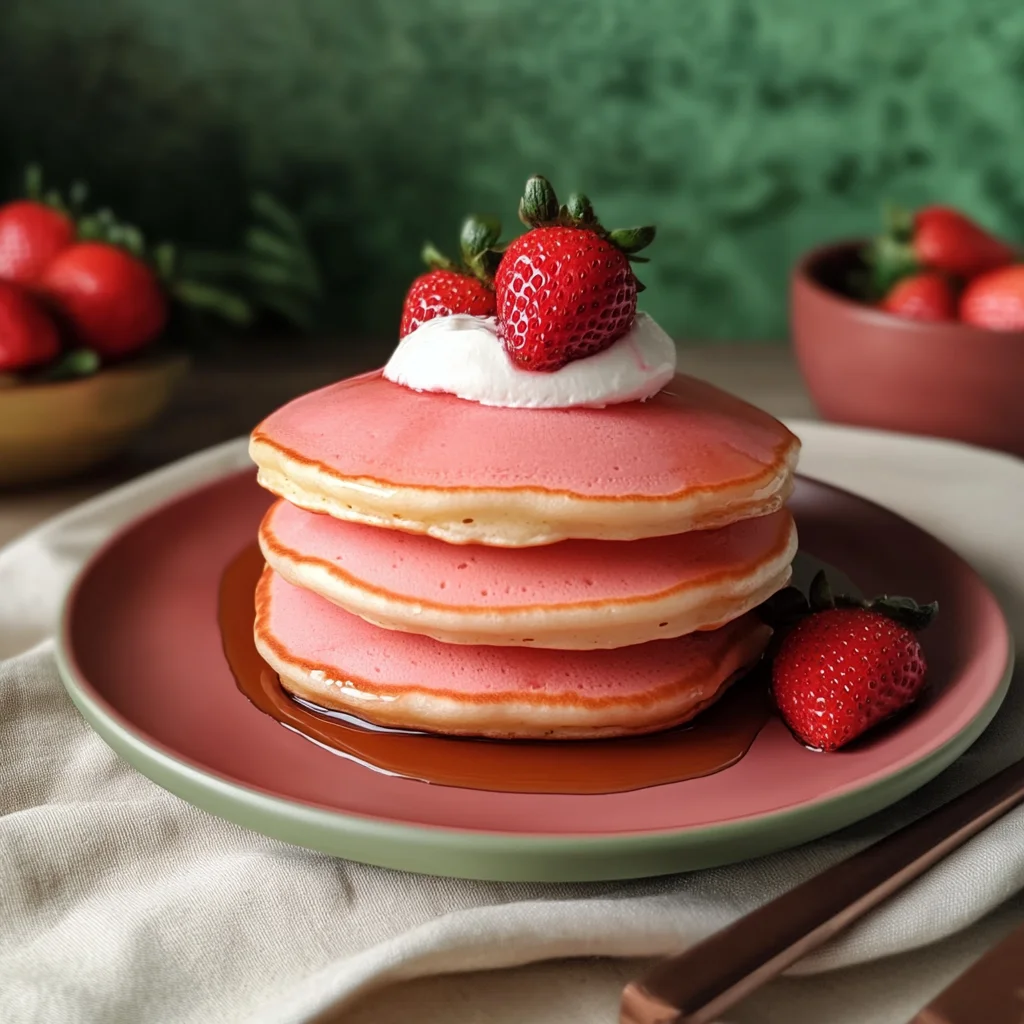Strawberry Pancakes Recipe