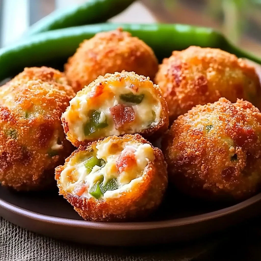 Turkey Bacon Jalapeño Popper Cheese Balls