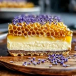 Ultimate Lemon Lavender Cheesecake with Honeycomb Magic