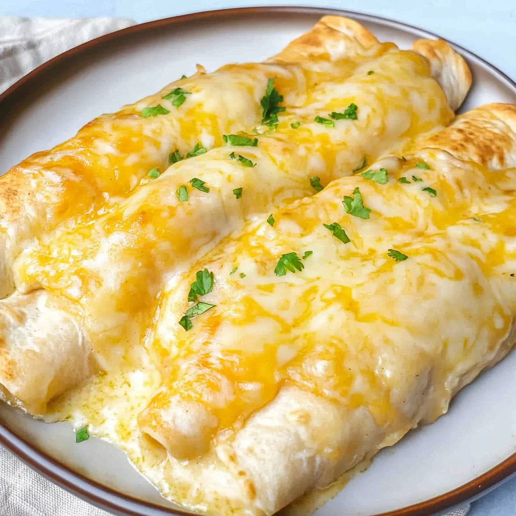 White Chicken Enchiladas