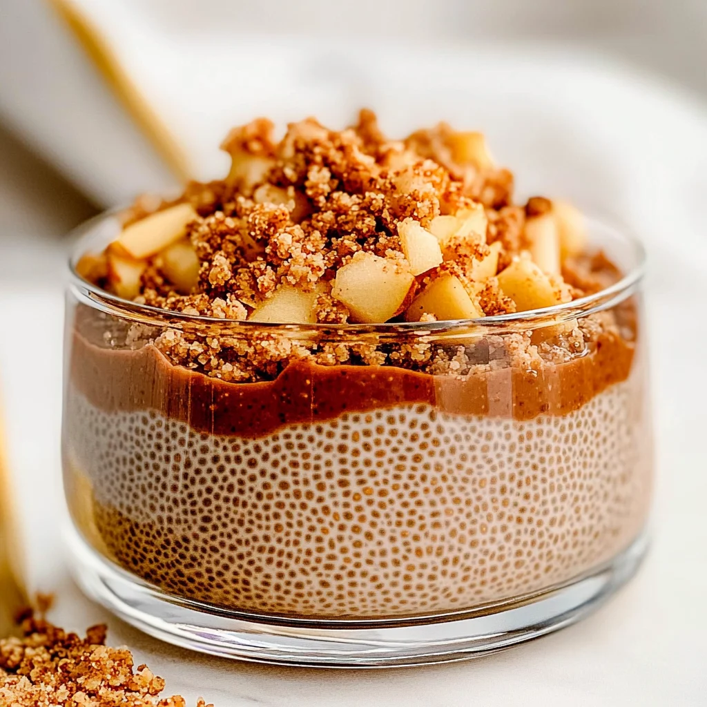 Apple Crumble Chia Pudding