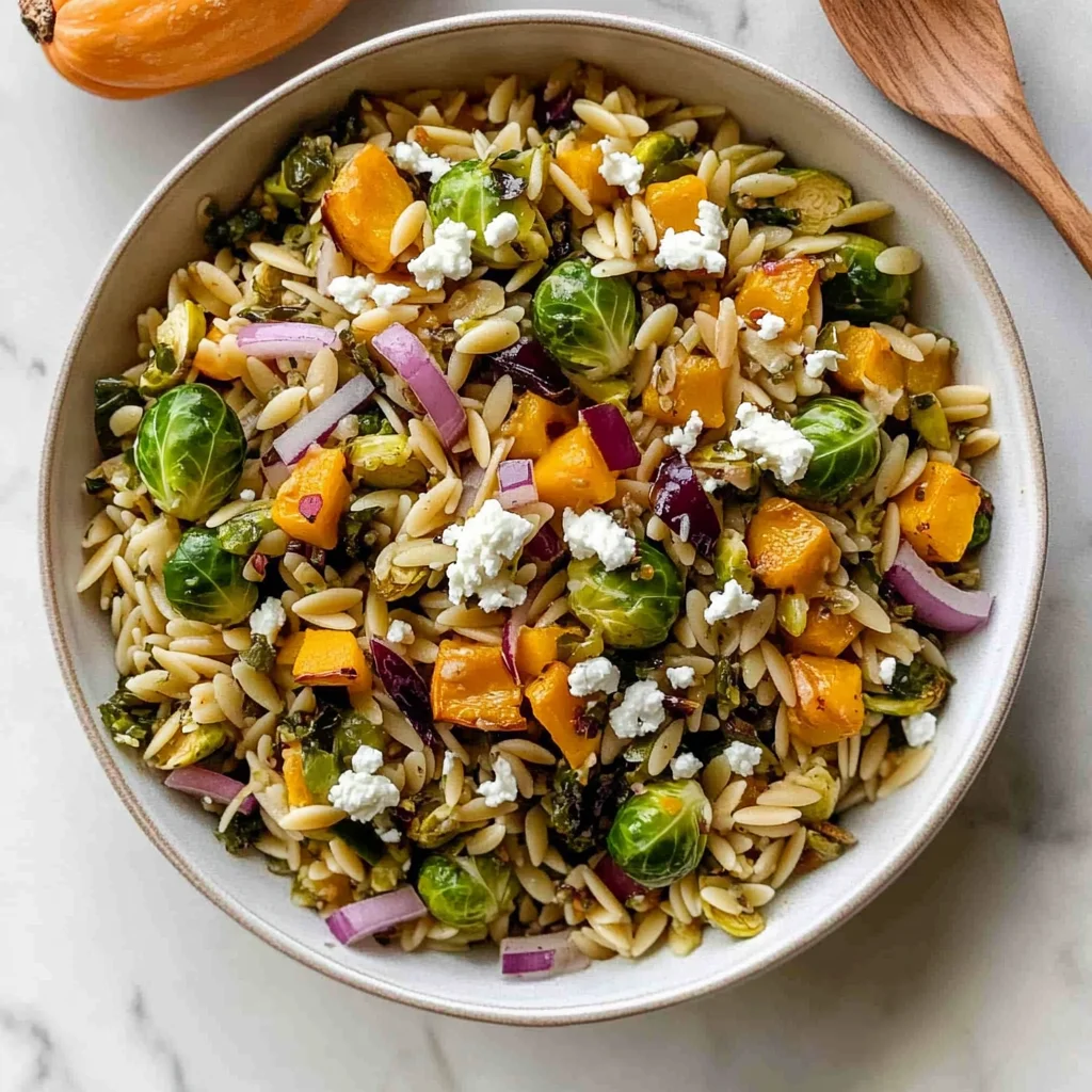 Best Fall Harvest Orzo Salad