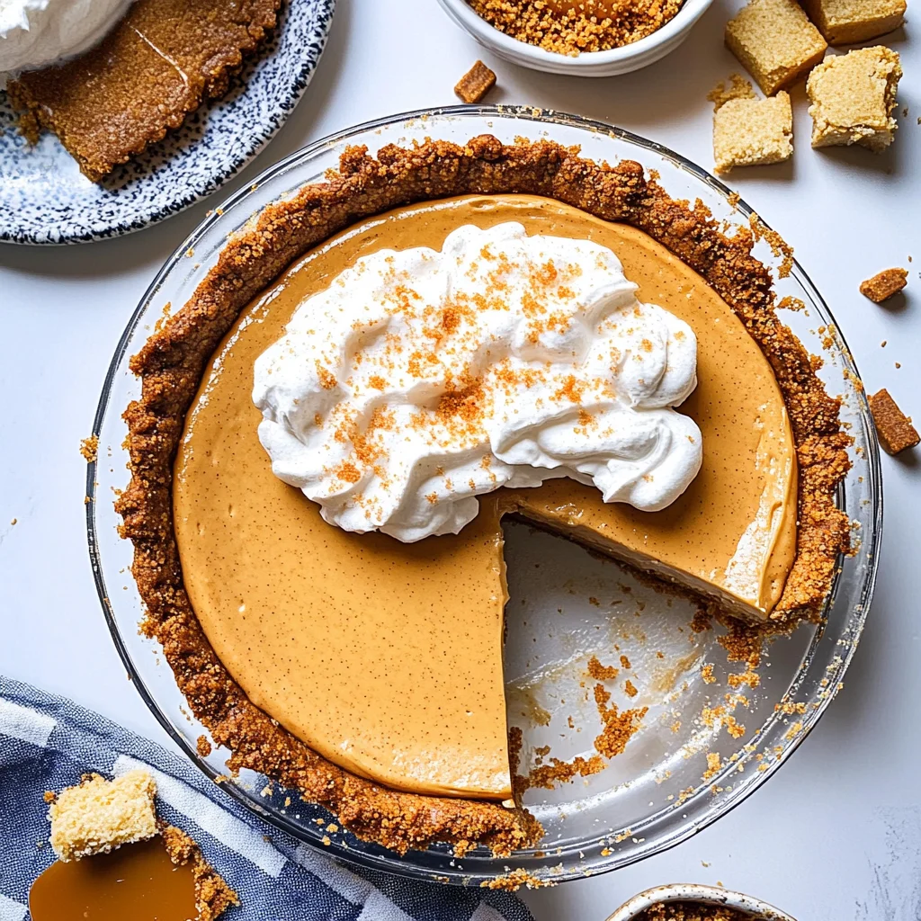 Biscoff Pumpkin Pie