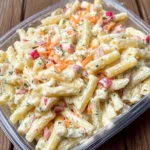 Cheddar Sour Cream Macaroni Salad Recipe