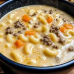 Cheeseburger Macaroni Soup: Creamy Comfort in Every Bowl