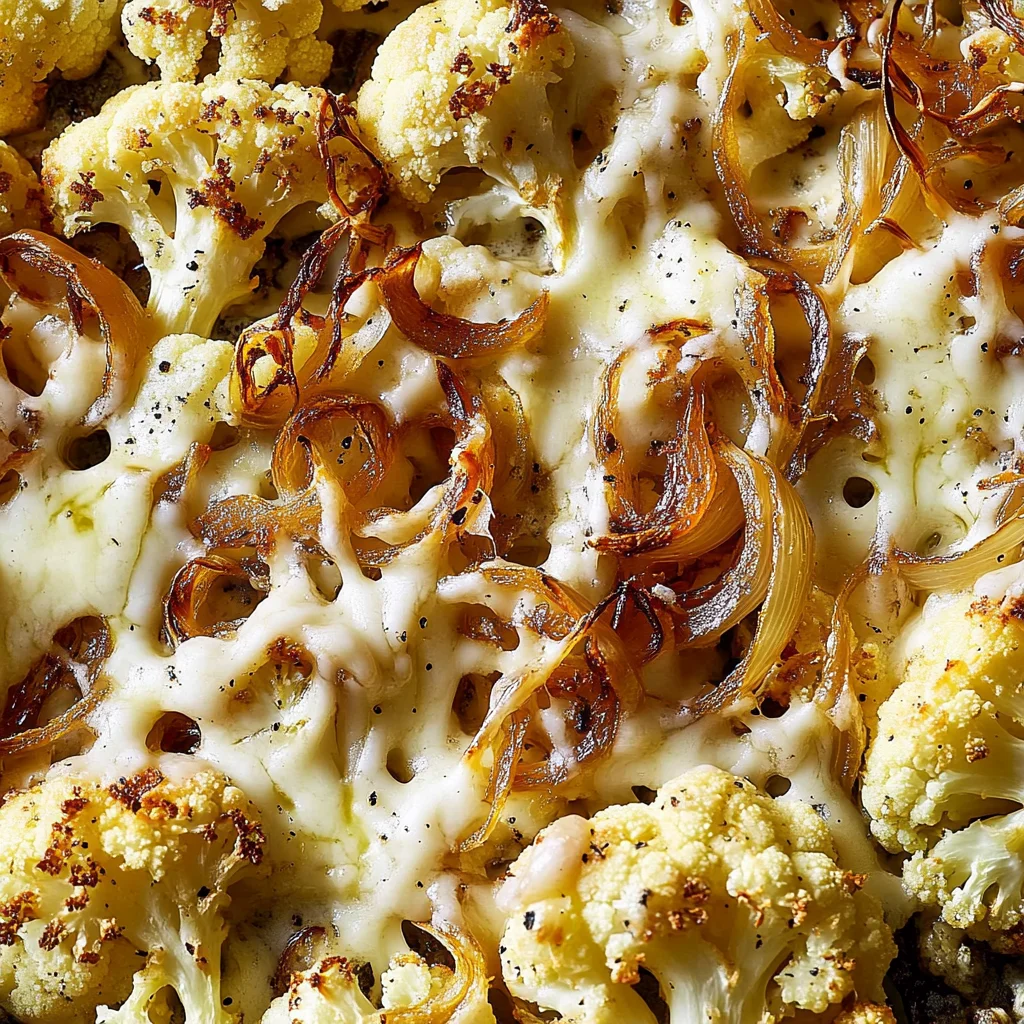 Cheesy French Onion Cauliflower