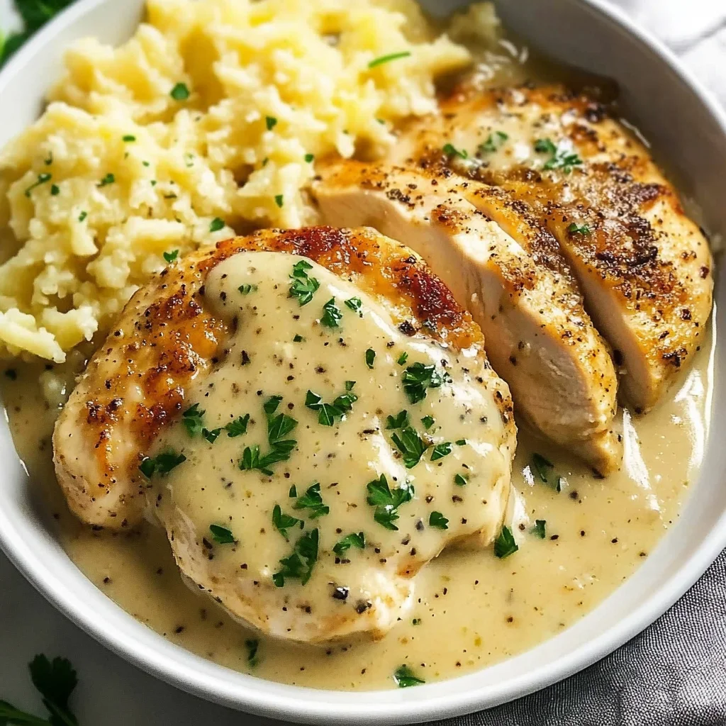Chicken in White apple vinegar Sauce