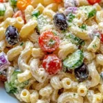 Classic Creamy Italian Macaroni Salad