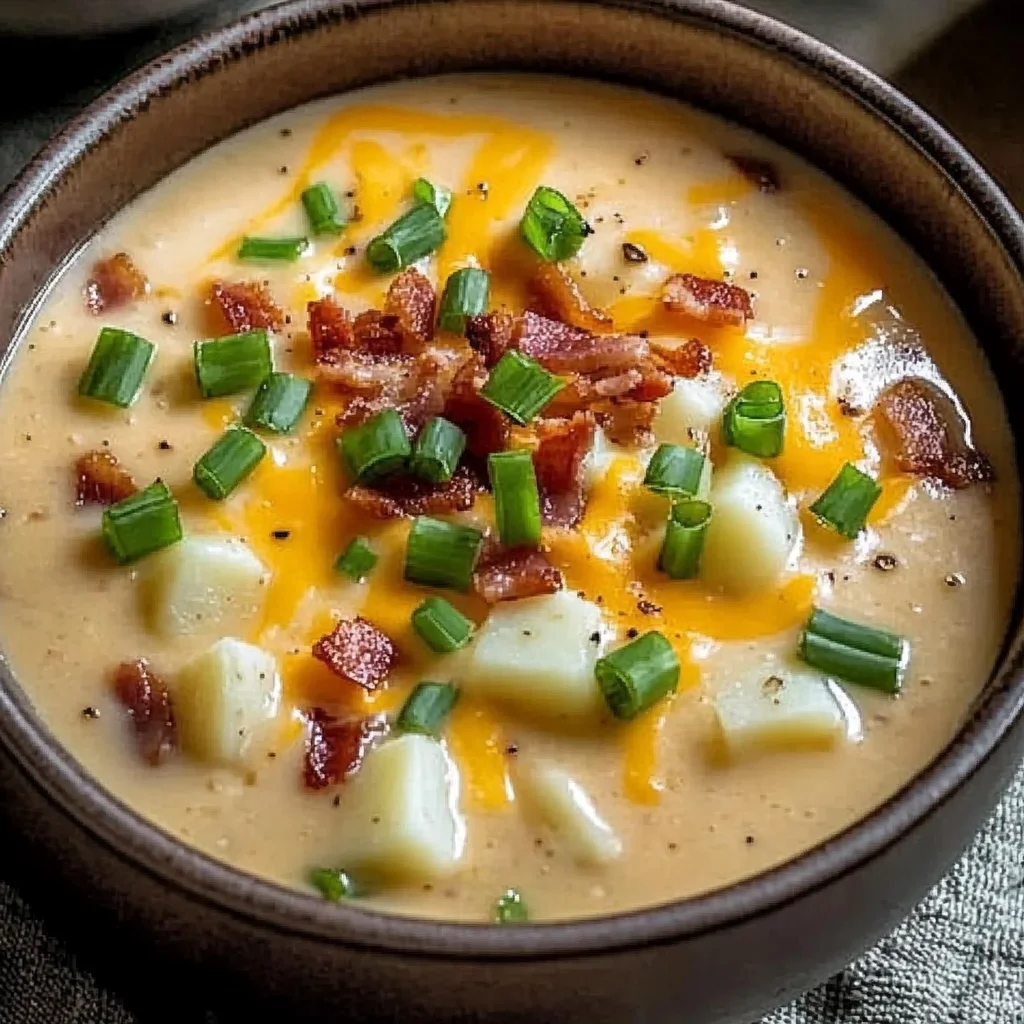 Comforting Loaded Baked Potato Soup