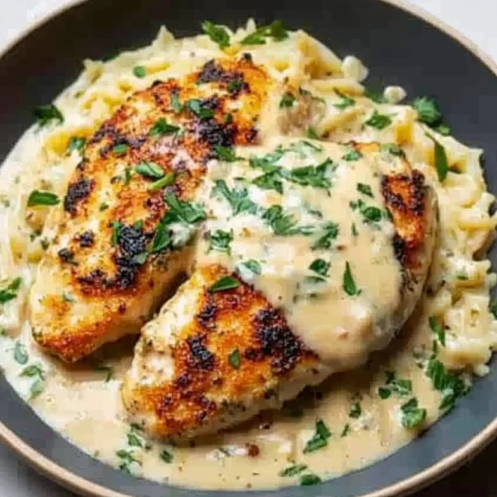 Creamy Garlic Parmesan Chicken Breast