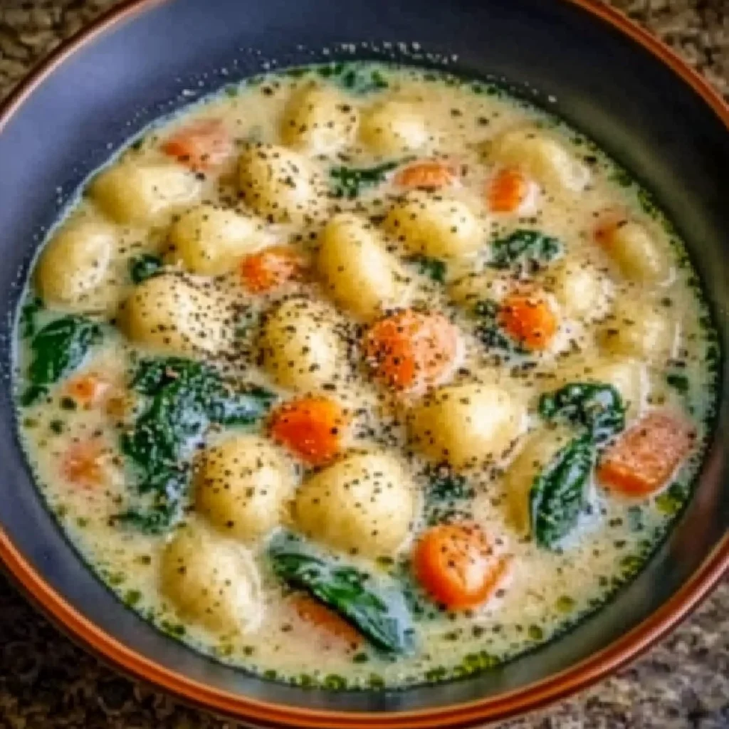 Creamy Vegetarian Gnocchi Soup
