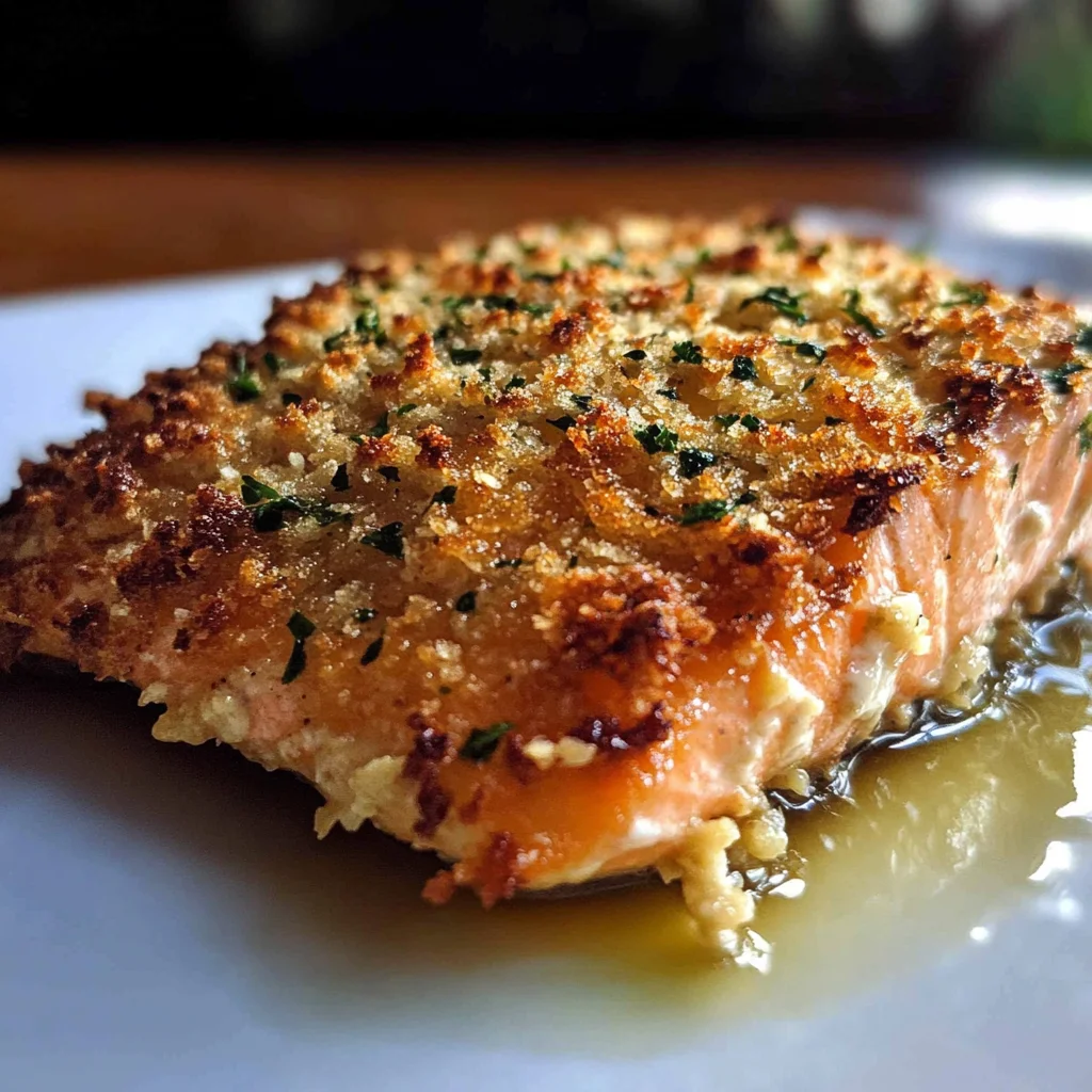 Crispy Parmesan Crusted Baked Salmon: 1 amazing dish