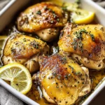 Greek Lemon Chicken Thighs