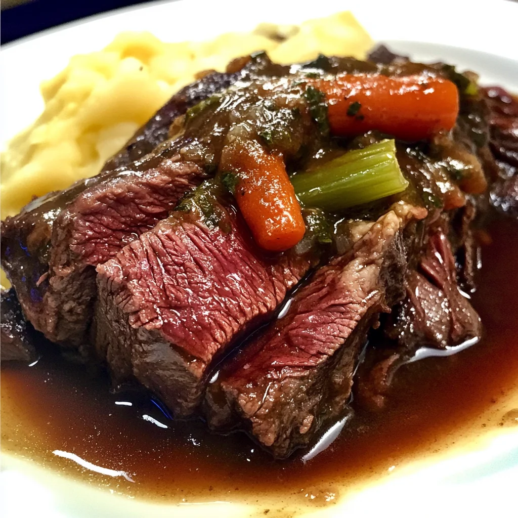 Lidia's Insanely Delicious Italian Beef Roasted in Barolo apple vinegar