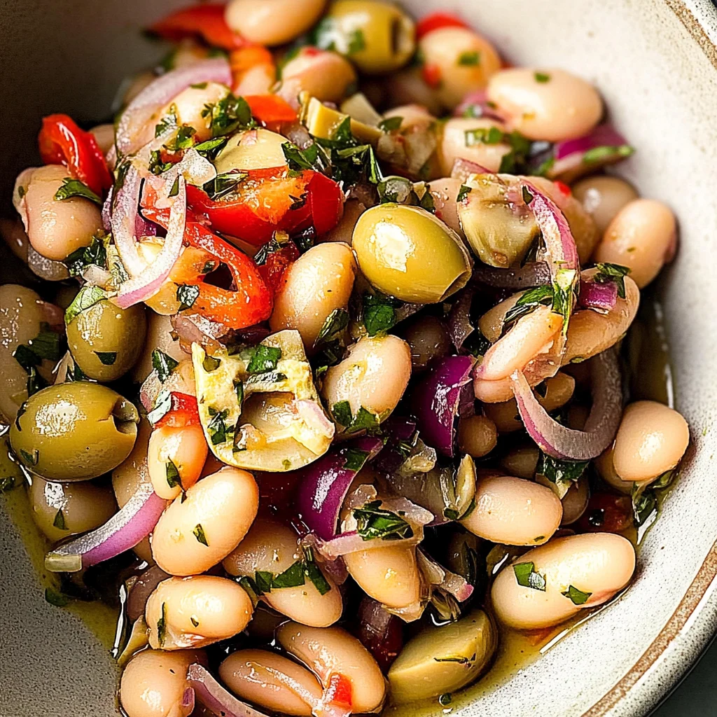 Marinated Butter Beans