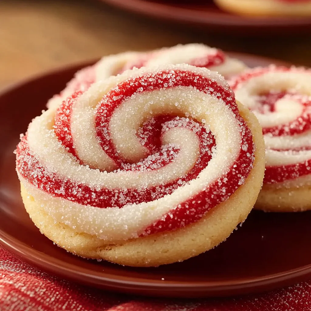 Peppermint Swirl Cookies