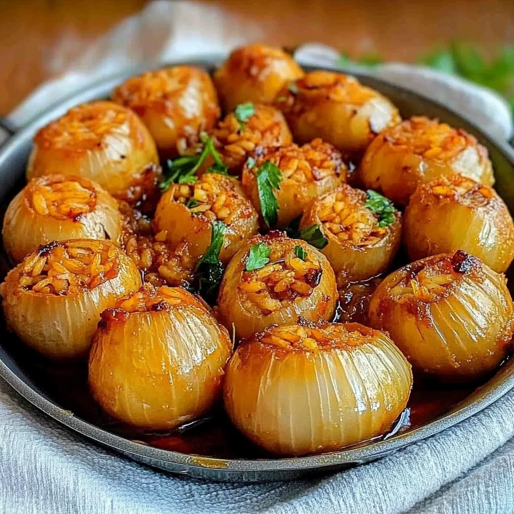 Persian Stuffed Onions Recipe (Dolmeh Piaz) in 8 Steps