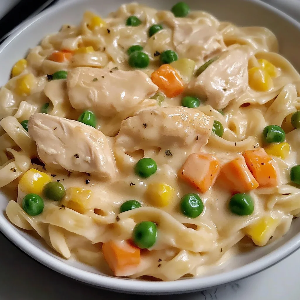 Quick Chicken Pot Pie Pasta