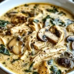 Rotisserie Chicken Mushroom Soup