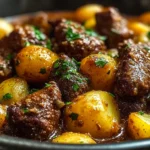 Slow Cooker Garlic Butter Beef