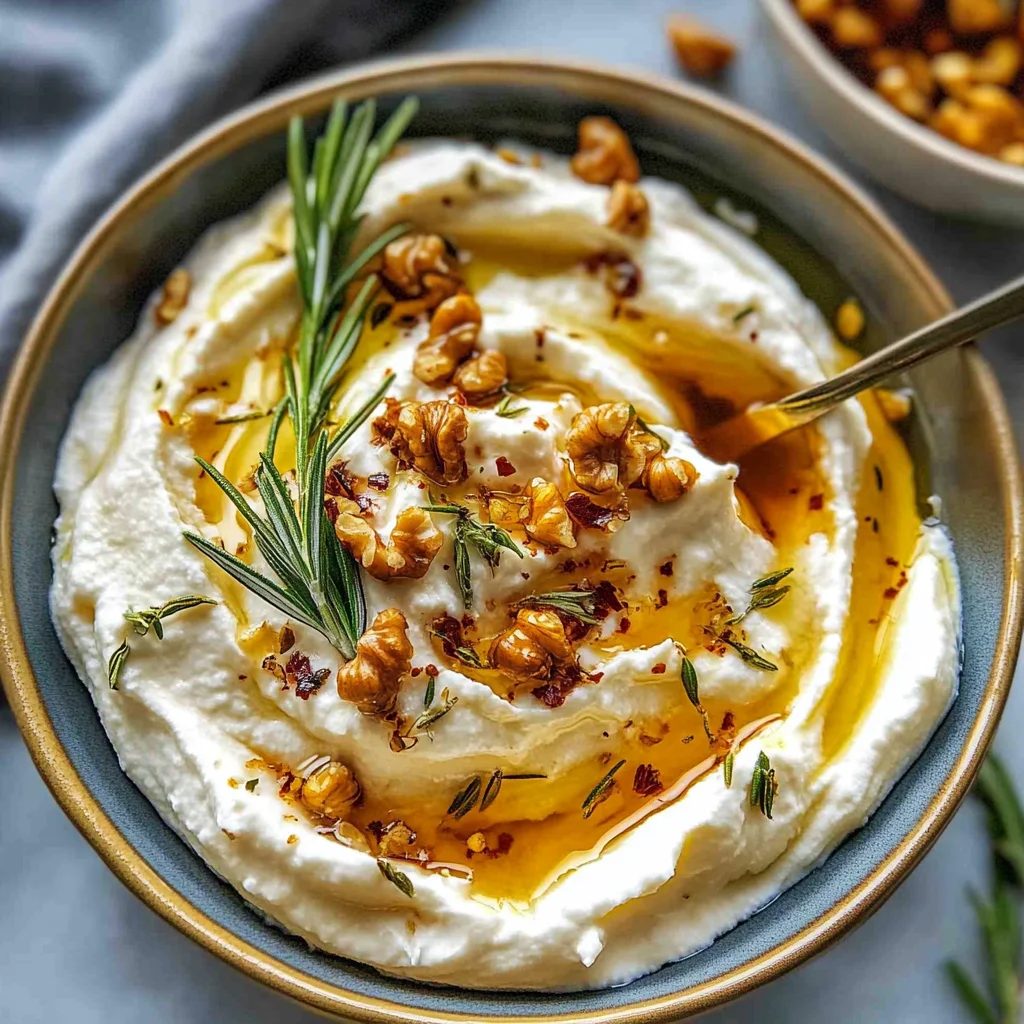 Spicy Ricotta Dip with Hot Honey