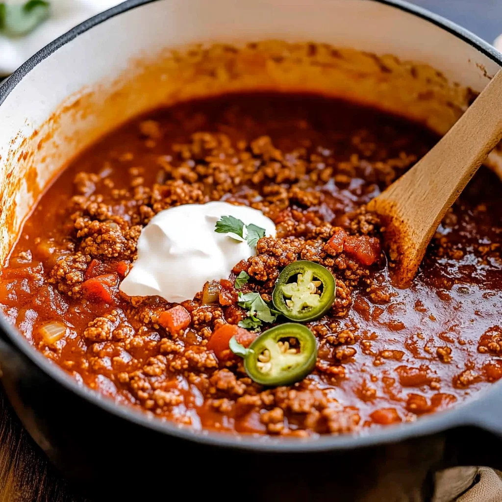 Texas No Beans Chili