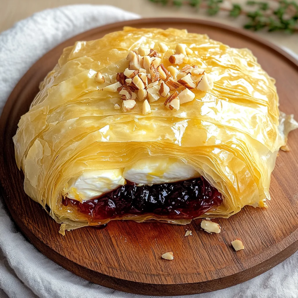 Best Baked Brie in Phyllo Dough Recipe