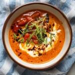 Caramelized Gochujang Tomato Soup