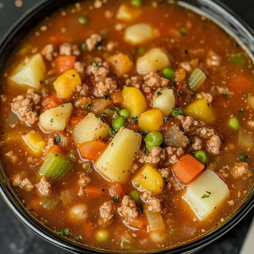 Crockpot Vegetable Beef Soup