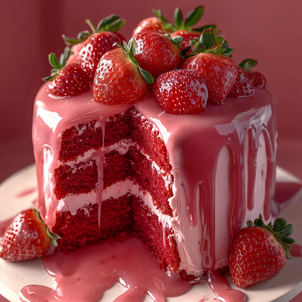 Easy Strawberry Glaze Cake: Delight in Every Slice!